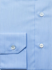 120s Blue Pin Striped Shirt - Elgin Fit (SLIM)
