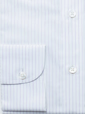 140s Purple Pinstriped Shirt Elgin Fit