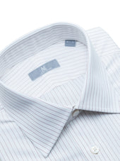 140s Burgundy Pinstriped Shirt - Elgin Fit (SLIM)