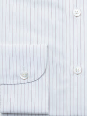 140s Burgundy Pinstriped Shirt - Elgin Fit (SLIM)