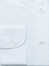 120s White Poplin Shirt - Elgin Fit (SLIM)