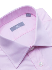 120s Pink Poplin Shirt Elgin Fit