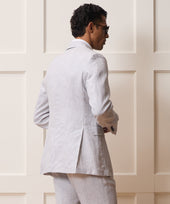 Italian Striped Linen Sutton Suit
