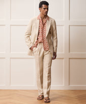 Italian Linen-Cotton Madison Trouser