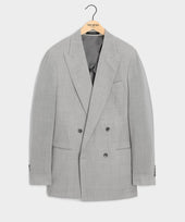Italian Wool Double-Breasted Hollywood Jacket