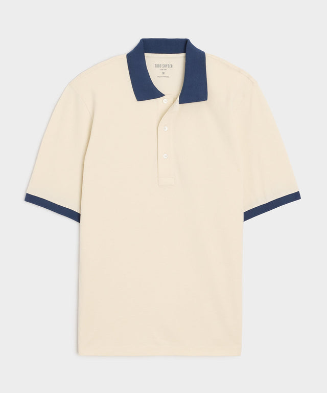 Cotton Pique Ringer Polo