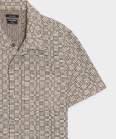 Italian Crosshatch Knit Shirt