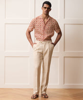 Italian Linen-Cotton Madison Trouser