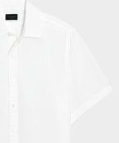 Irish Linen Point Collar Shirt