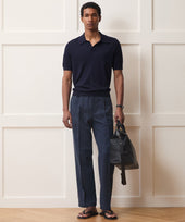 Silk-Cashmere Montauk Sweater Polo