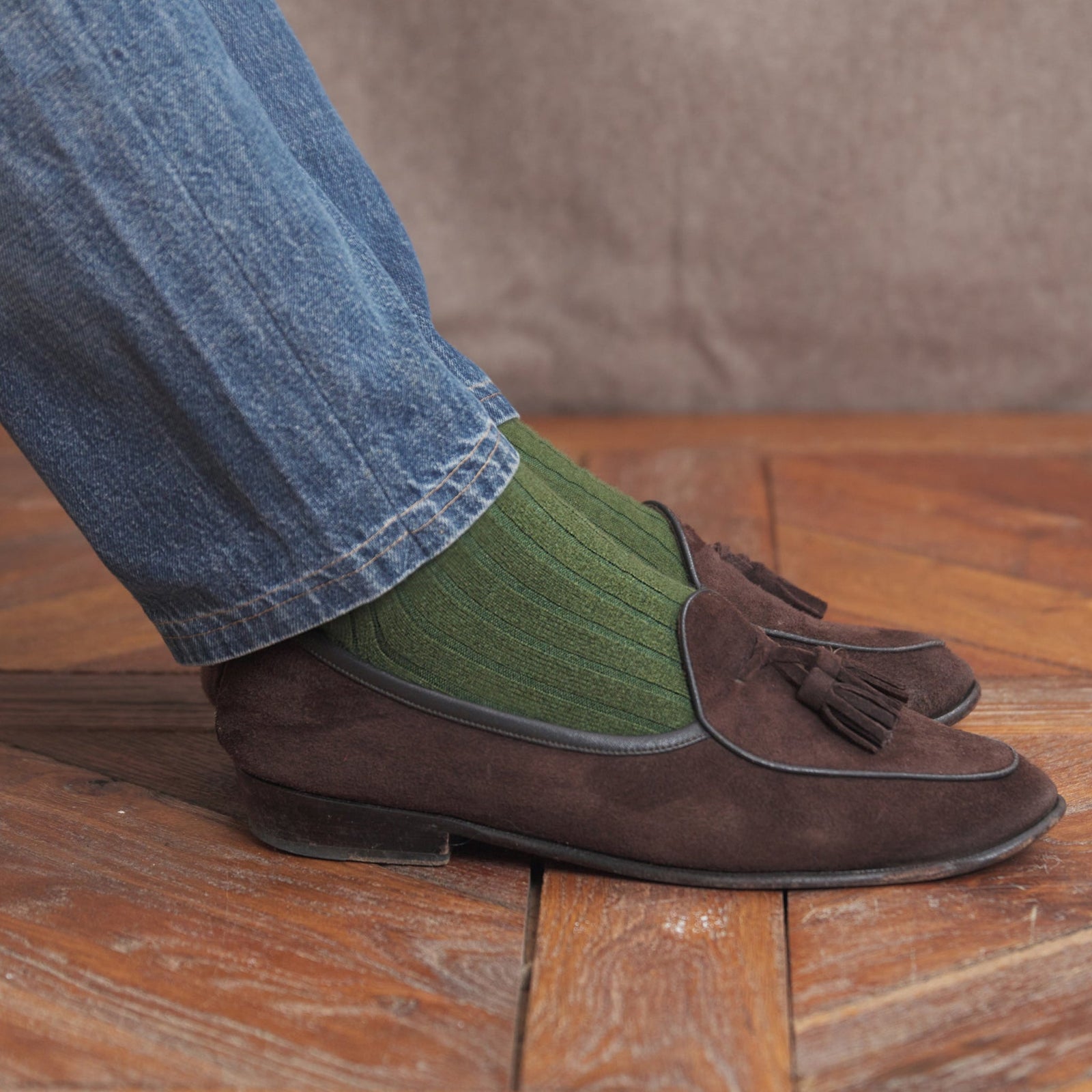 Vert Kaki Cachemire