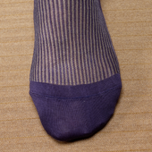 Aubergine Gris Clair Transat Fil D Cosse
