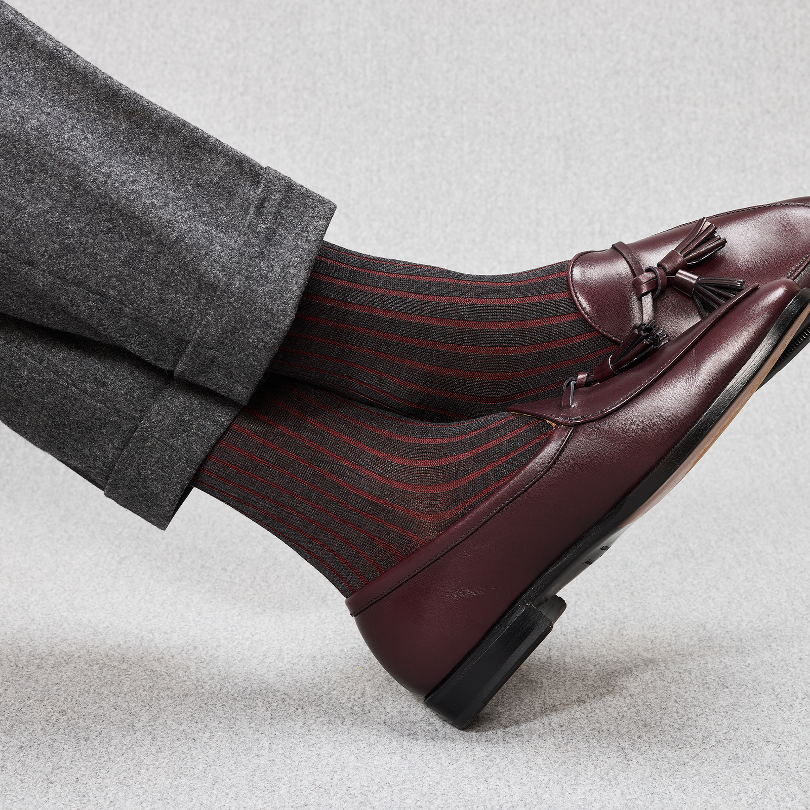 Gris Bordeaux Super Solide Fil D Cosse