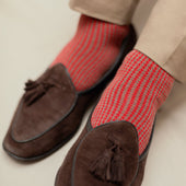Rouge Pied De Poule Super Solide Fil D Cosse