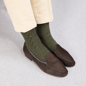 Vert Kaki Torsades Super Solide Laine