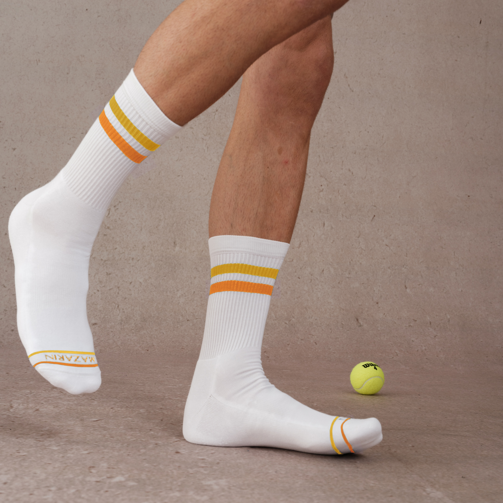 Jaune Orange Vintage Coton
