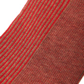 Rouge Rayures Transat Fil D Cosse
