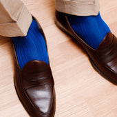 Bleu Roi Pure Soie