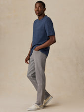 Stretch Terry 5-Pocket Pant - Steel Grey