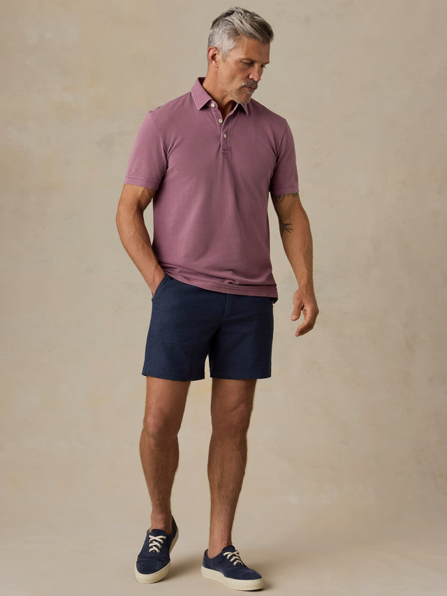 Movement™ Linen Drawstring Short - Deep Sea Navy