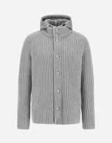 CARDIGAN IN INFINITY WOOL AND ECOAGE