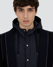Ribbed Merino Wool G 5 And Nylon Chamonix Jacket
