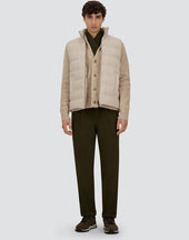 Cardigan In Melange Wool Blend