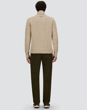 Cardigan In Melange Wool Blend