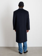 Double Breasted James Coat In Wool