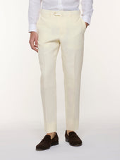 Abito Macbeth In Lino Bianco