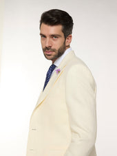 Abito Macbeth In Lino Bianco