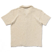 Cotton Knitted Button Up Shirt