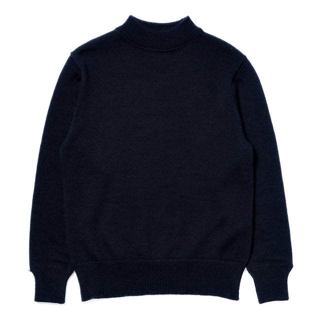 U S N Blue Wool Jersey