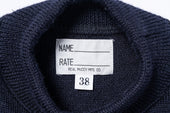 U S N Blue Wool Jersey