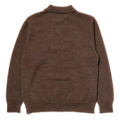 Alpaca Collar Knit Cardigan