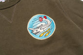 Military Print Sweatshirt Jolly Roger