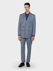 Giacca Macbeth In Lana Zeelander Bluette