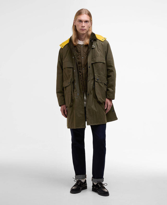 Barbour x Kaptain Sunshine Oversized Bedale Casual Field Coat
