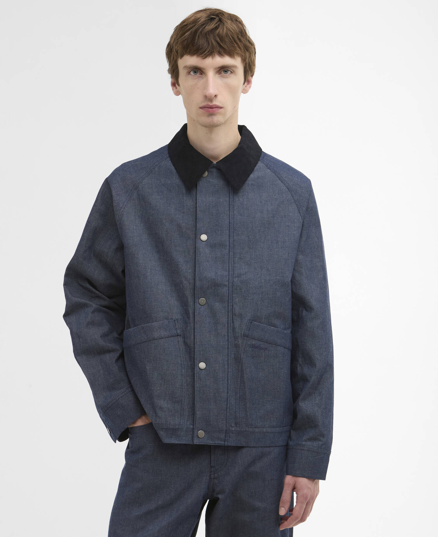 Barbour X Arket Bebul Dry Wax Denim Jacket