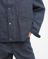 Barbour X Arket Bebul Dry Wax Denim Jacket