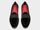 Baudoin & Lange Sagan Velvet Opera Shoe
