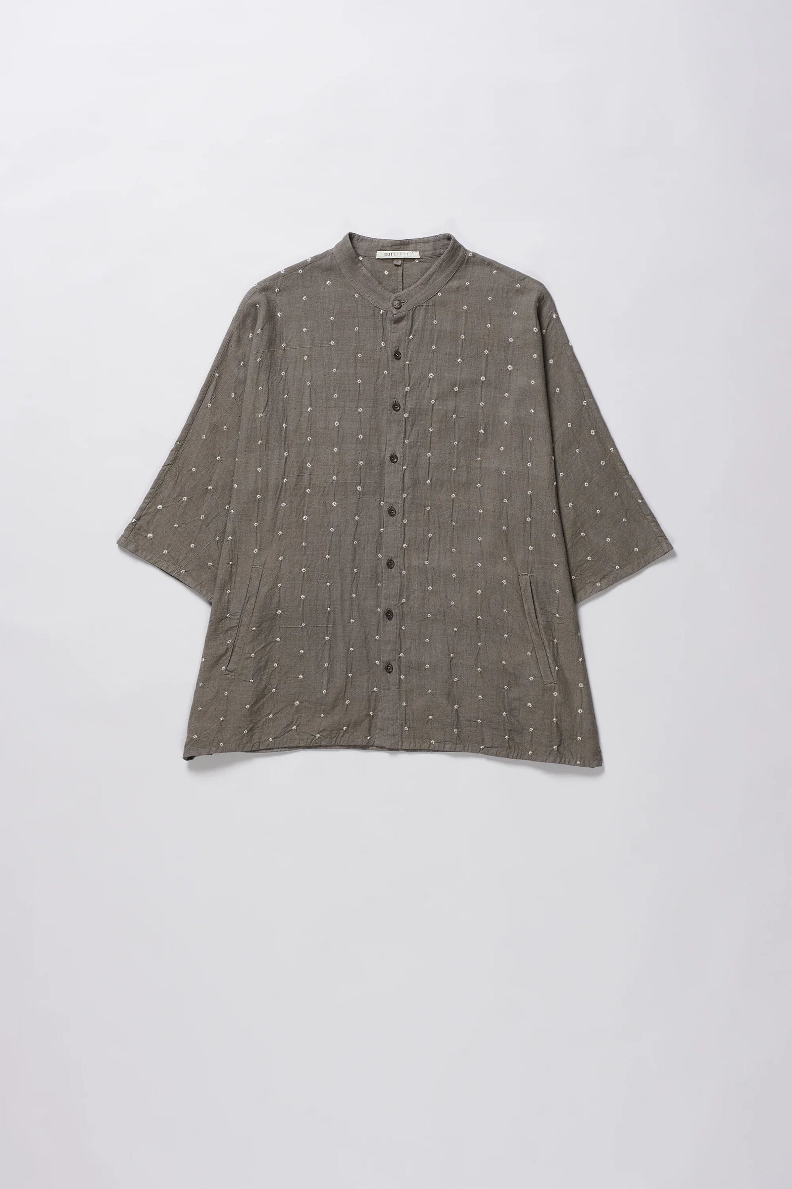 Organic Cotton Bandhani Shirt In