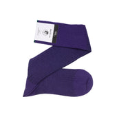 Violet Bleu Marine Super Solide Laine Mazarin X Scavini