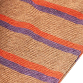 Brun Violet Coquelicot Coton