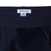Slip Bresciani Bleu Coton