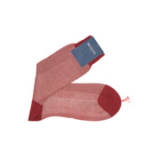Cerise Beige Chevrons Fil D Cosse