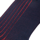 Marine Rouge Super Solide Fil D Cosse