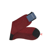 Gris Rouge Pied De Poule Fil D Cosse
