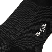 Noir Gris Pied De Poule Fil D Cosse