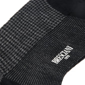Noir Gris Pied De Poule Laine